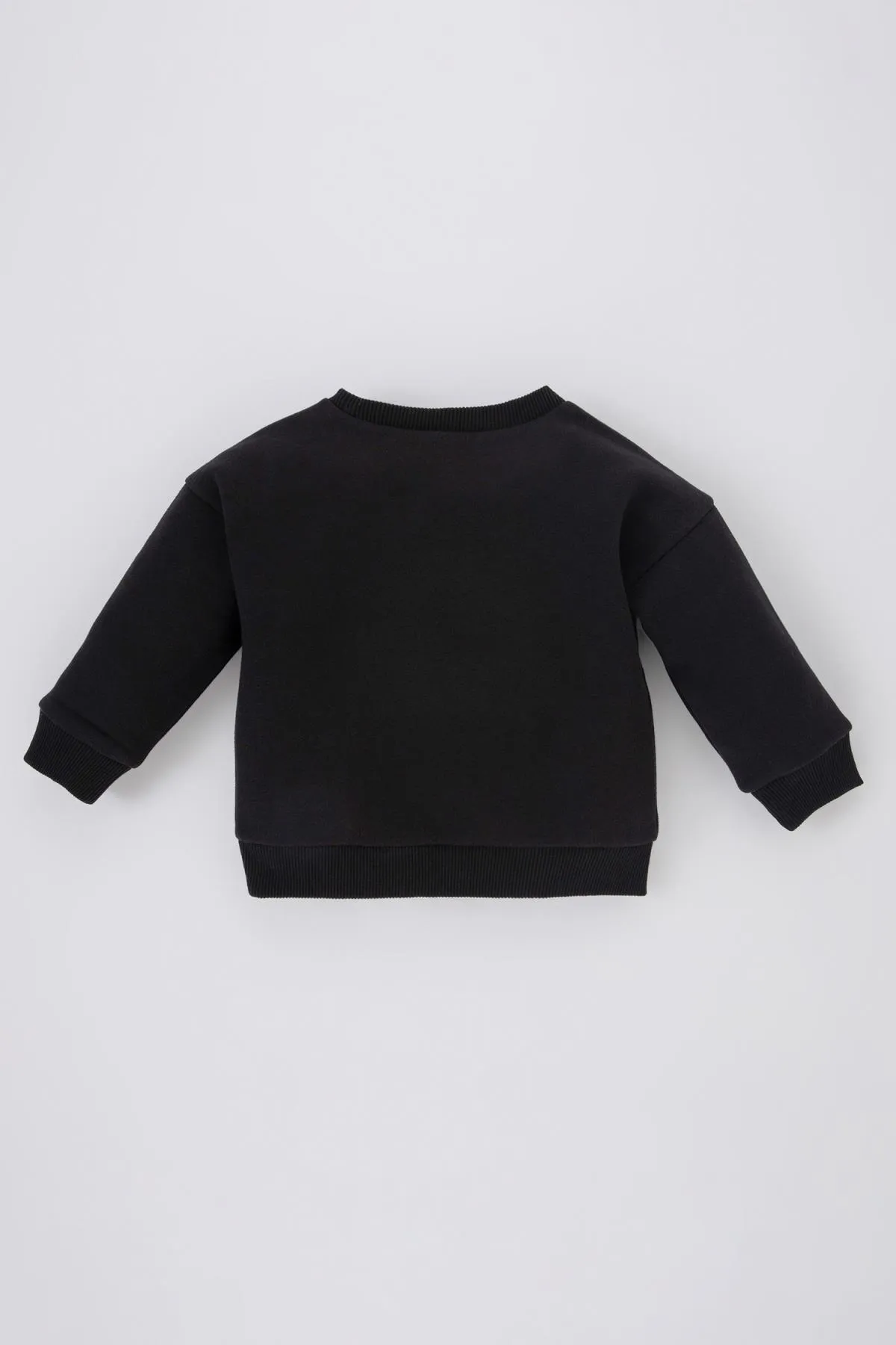 DeFacto  Rundhals-Sweatshirt aus dickem Stoff mit Aufdruck „Mom & Dad“ für Babys und Mädchen