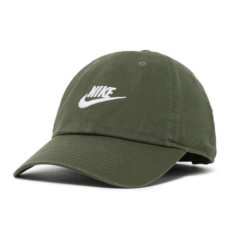 NIKE Club Cap Unstructured Futura Wash L cargo khaki/white