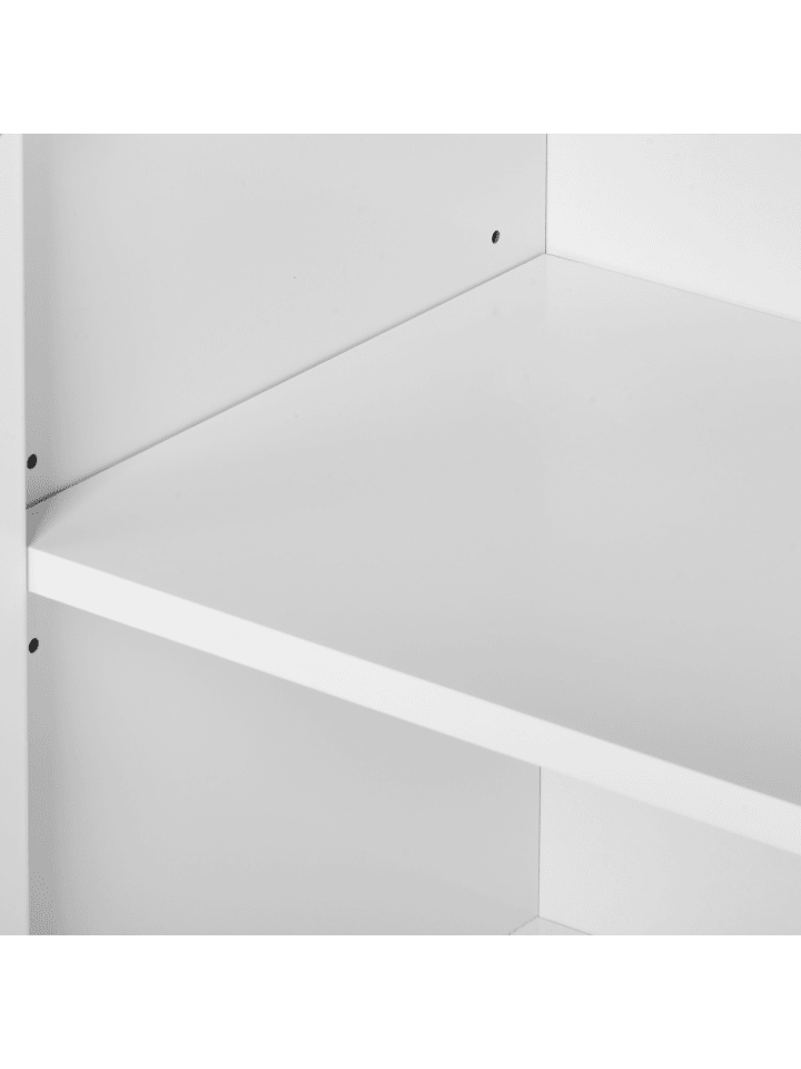 Beliani Bad-Spiegelschrank NUBES in Weiß/Heller Holzfarbton günstig kaufen onesize
