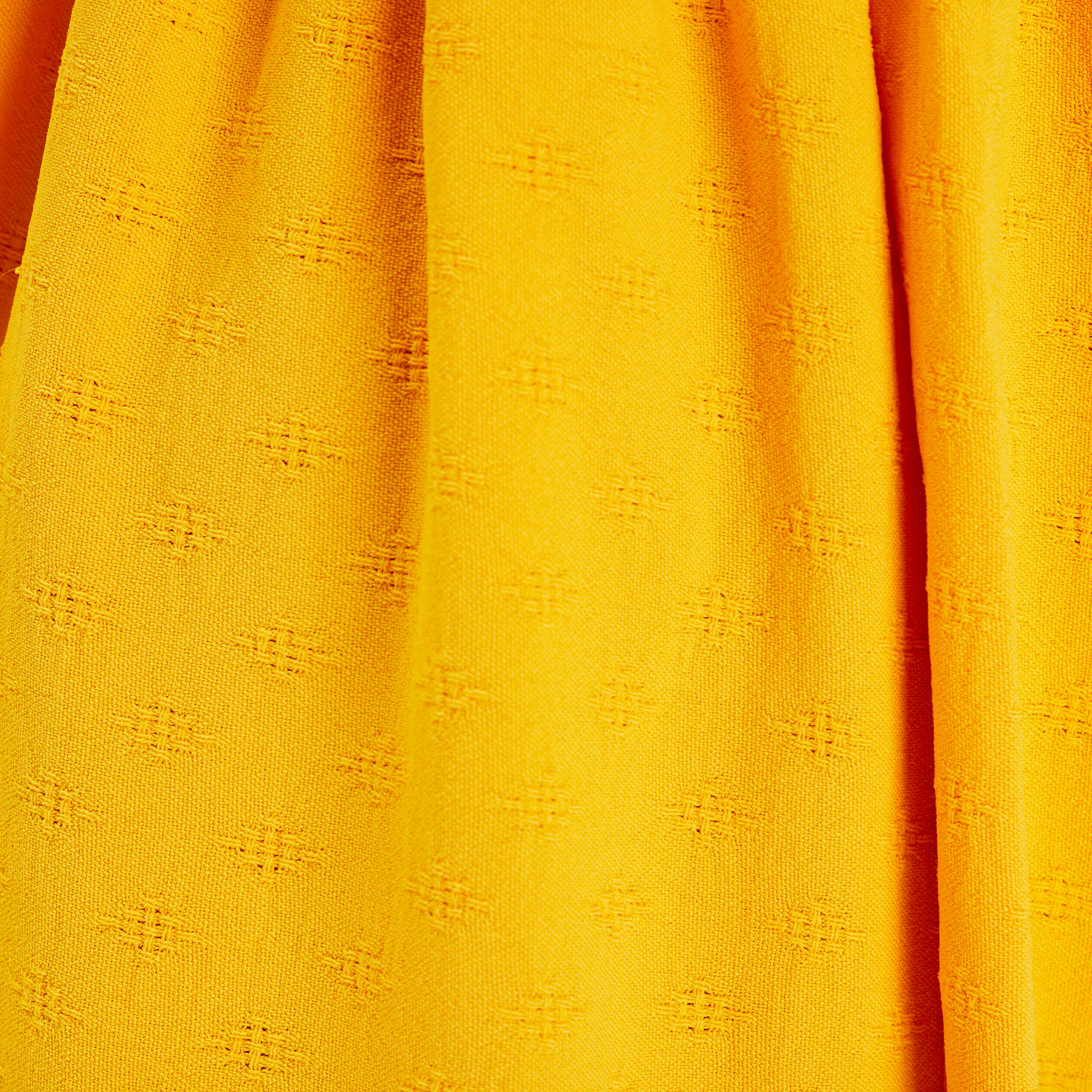Robe longue évasée jaune foncé femme | Cache Cache