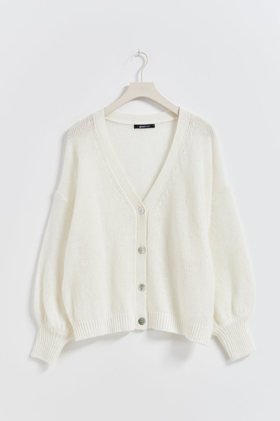 Sheer knitted cardigan