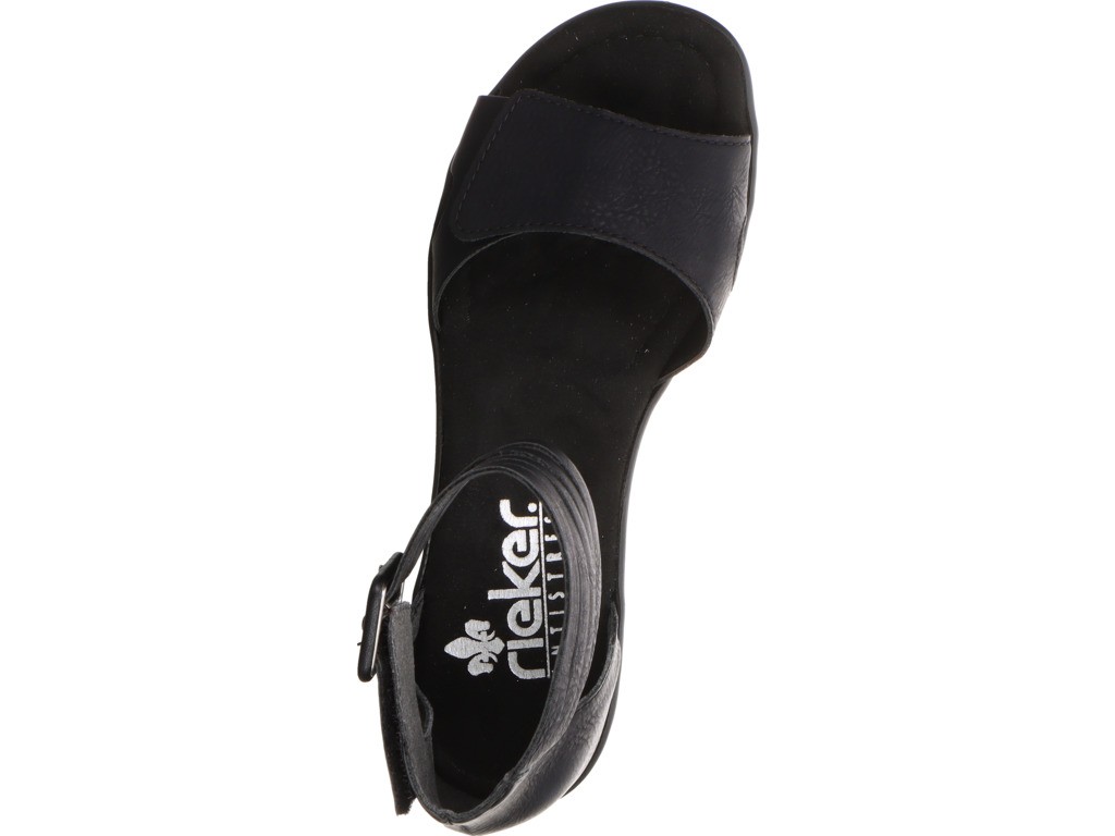 RIEKER Komfort Sandalen schwarz