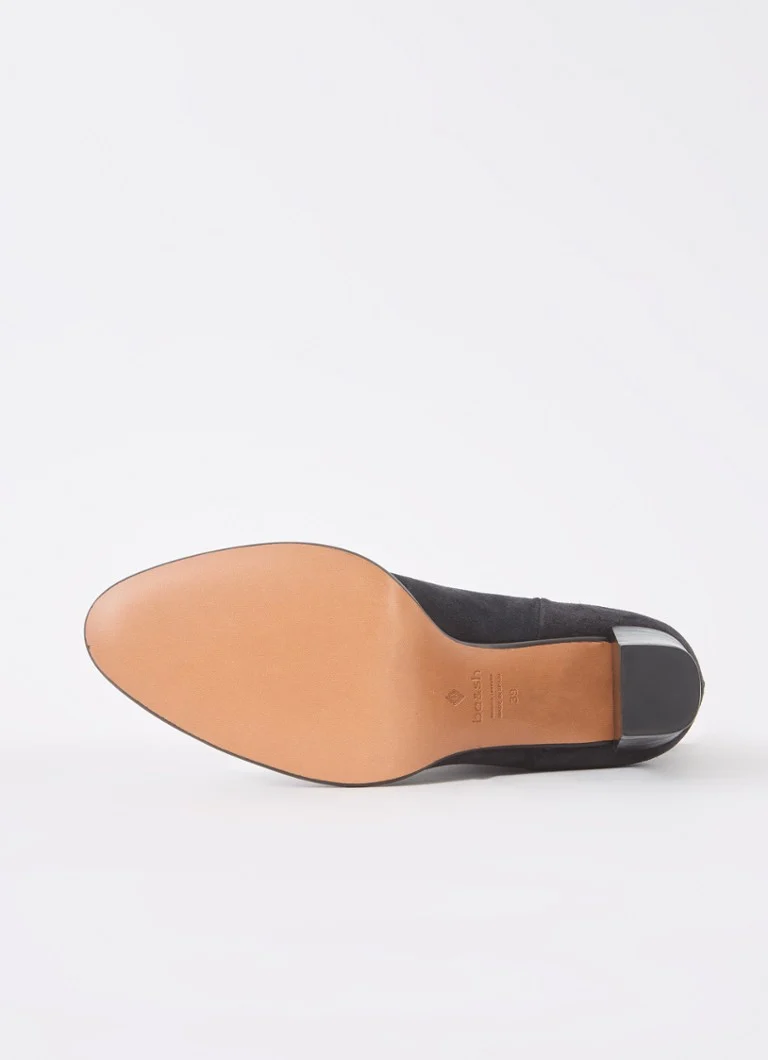 ba&sh  Bottines Covigton enkellaarsje van kalfssuède