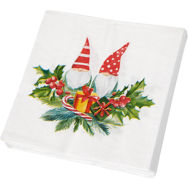 Vie Eco Servietter 20-pk 33x33 cm, julemotiv