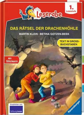 Leserabe - 1. Lesestufe: DAS RÄTSEL DER DRACHENHÖHLE