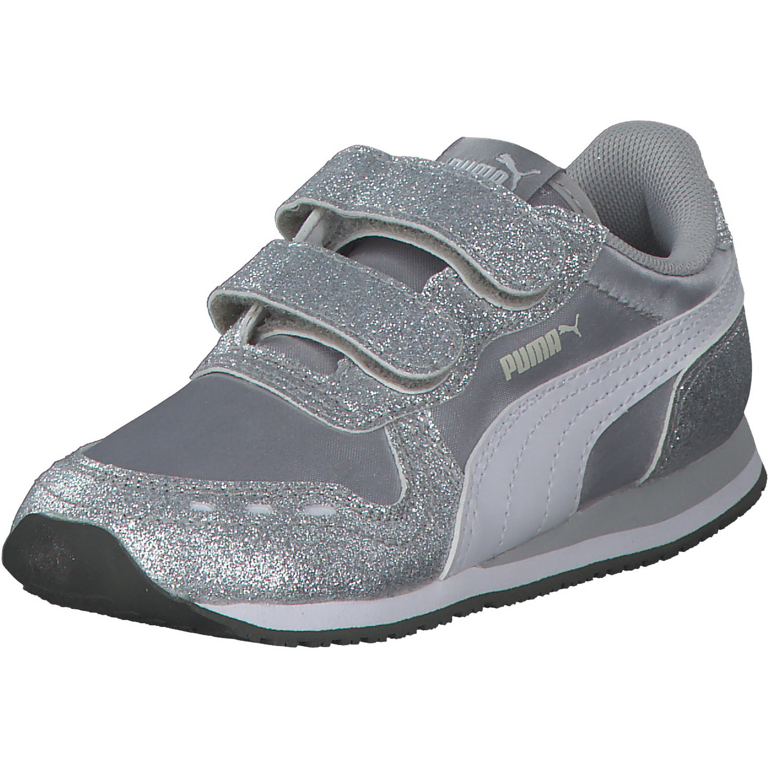 Puma Cabana Racer Glitz V Inf 370986, Sneakers Low, Kinder, high rise-peacoat-pal