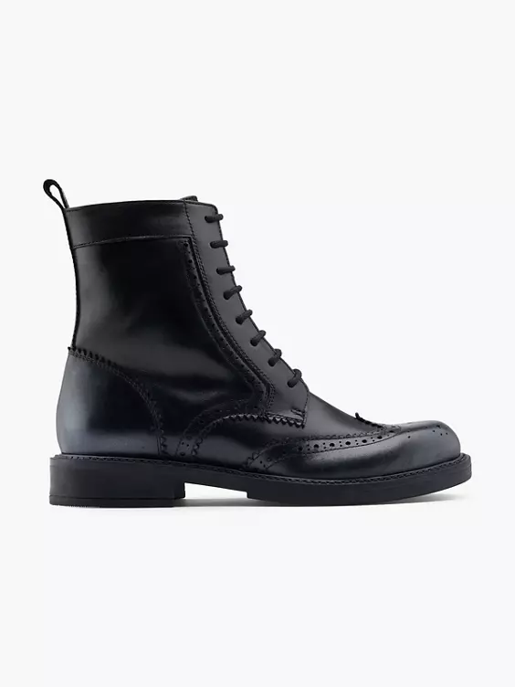 5th Avenue Leder Schnürstiefelette