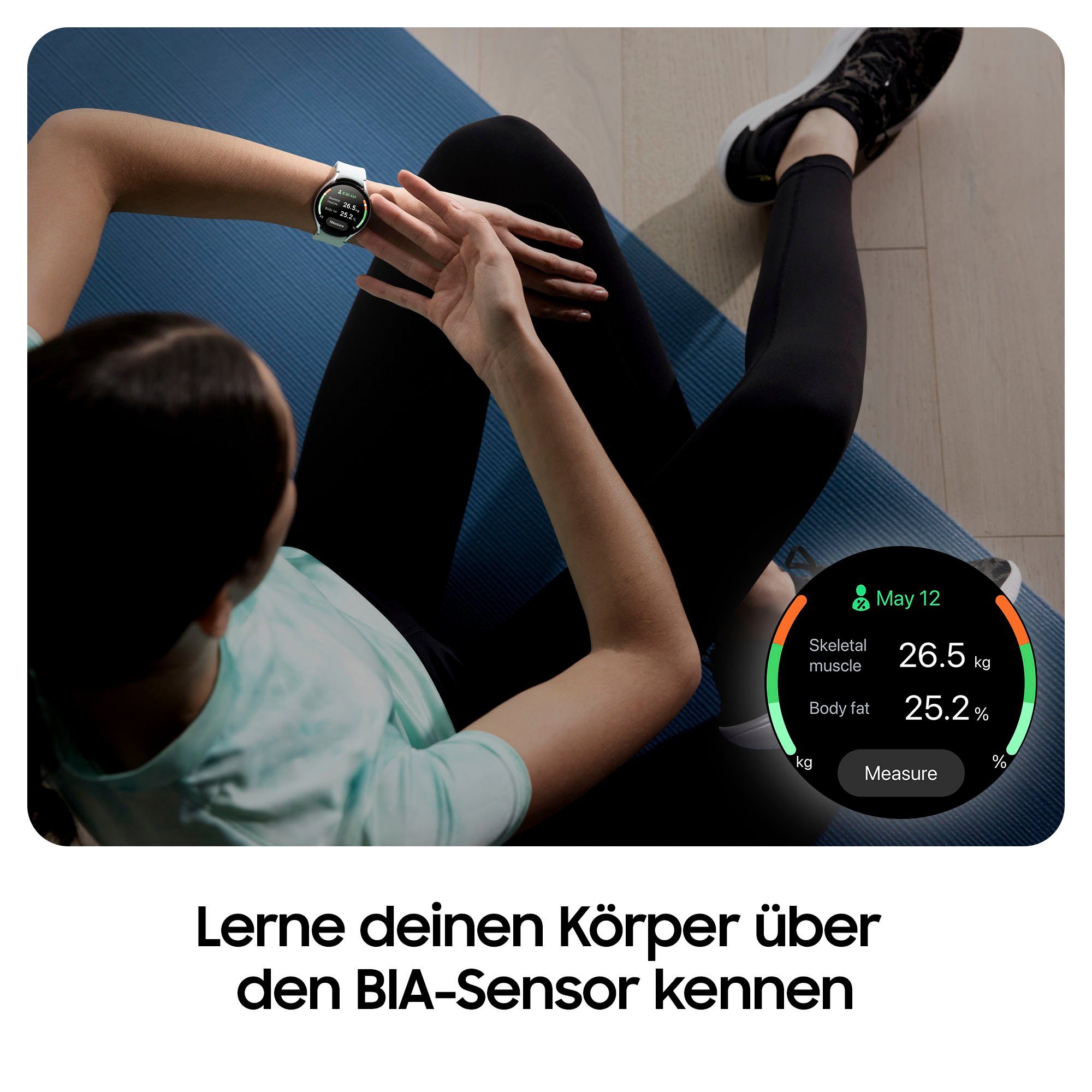 Samsung Galaxy Watch 6 LTE 44mm Smartwatch (3'73 cm/1'5 Zoll, Wear OS by Samsung)
