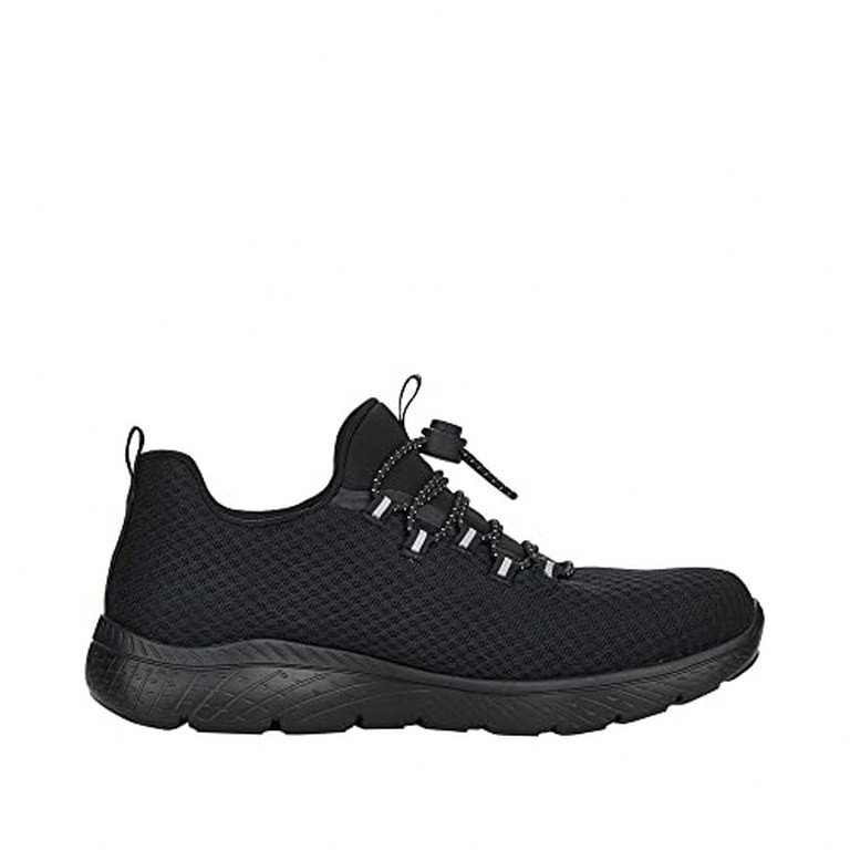 RIEKER Sportliche Slipper schwarz