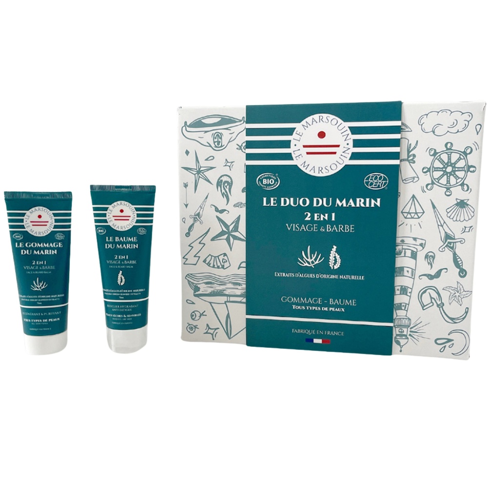 le marsouin Coffret visage Duo du Marin Coffret soin visage