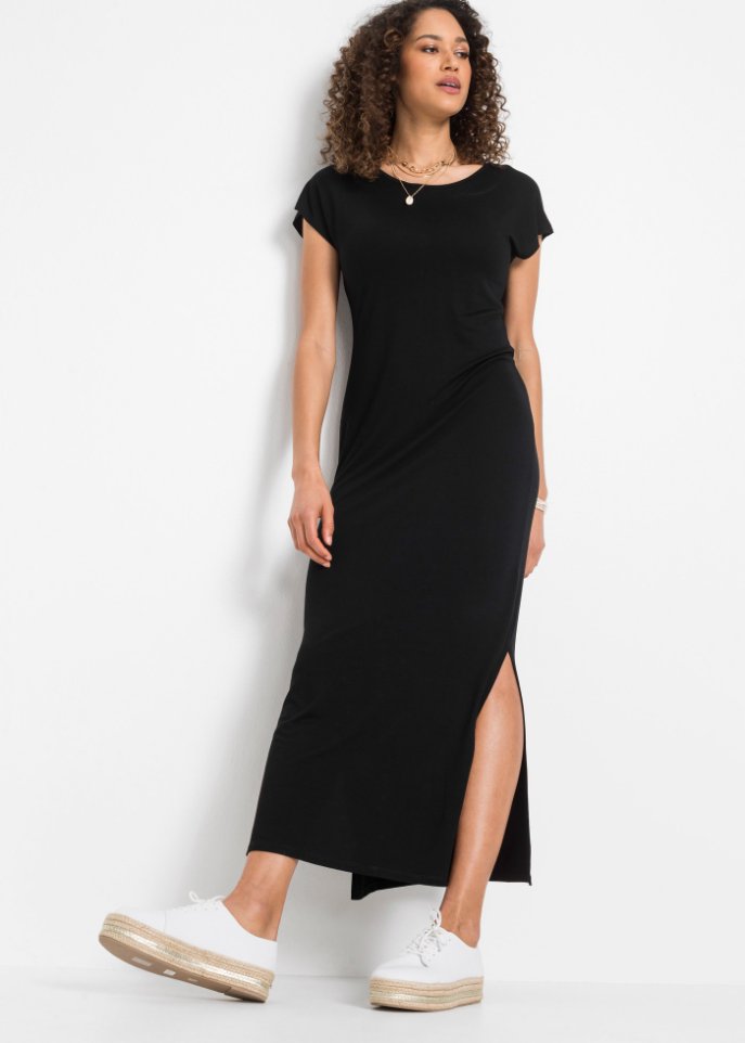Jerseykleid mit Rückendetail