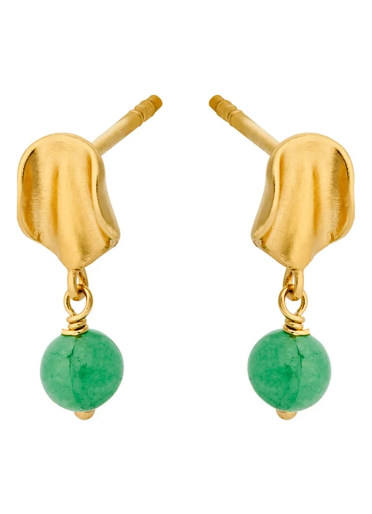 Pernille Corydon Ocean Hope gold-plated stud earrings