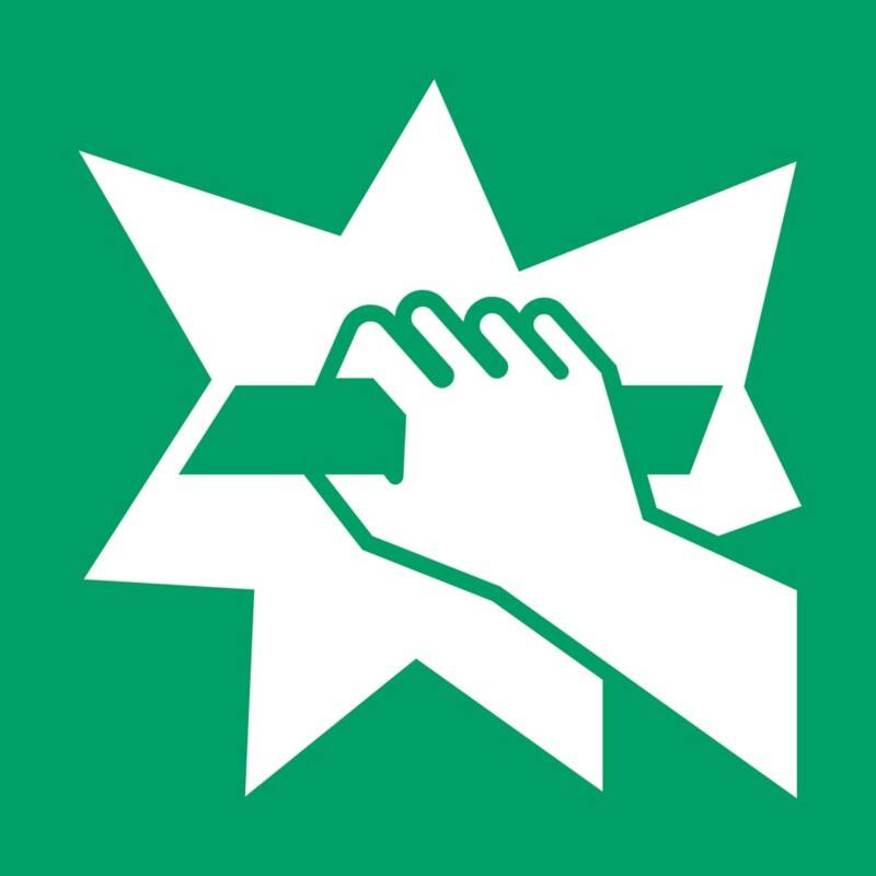 Djois Warnschild Aufbrechen zum öffnen Klebstoff, einschraubbar PP (Polypropylen) 30 (B) x 0,14 (H) cm 3 Stück