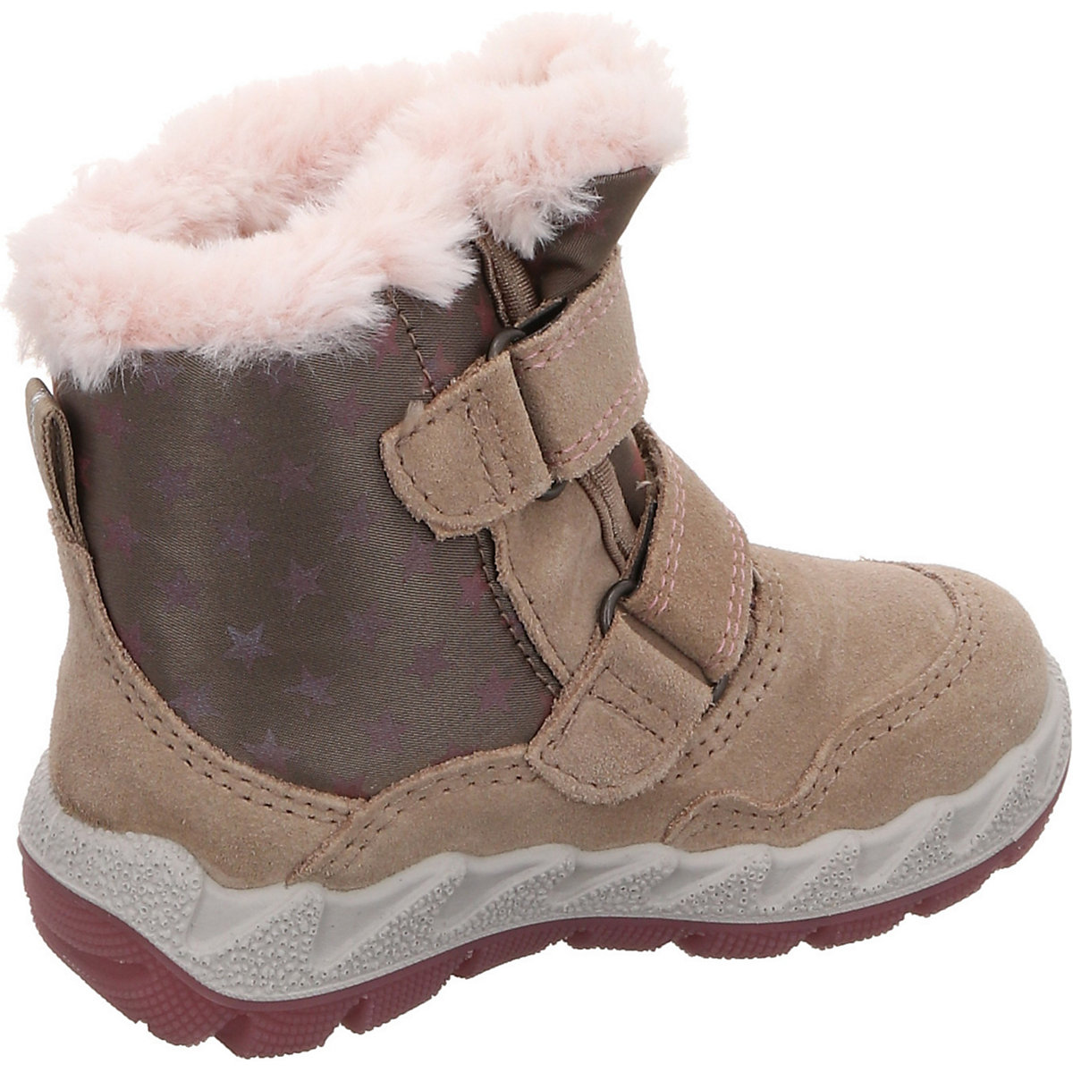 Baby Lauflernschuhe Krabbelschuhe Icebird Boots Babyschuhe Mädchen Leder-/Textilkombination bedruckt Halbschuhe