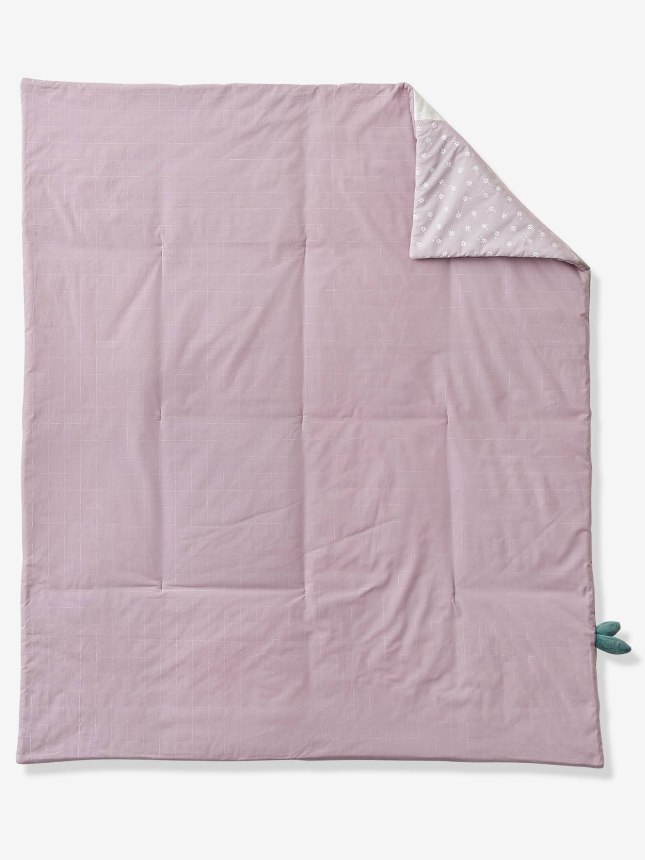 Vertbaudet Baby Steppdecke PROVENCE - violett/mehrfarbig