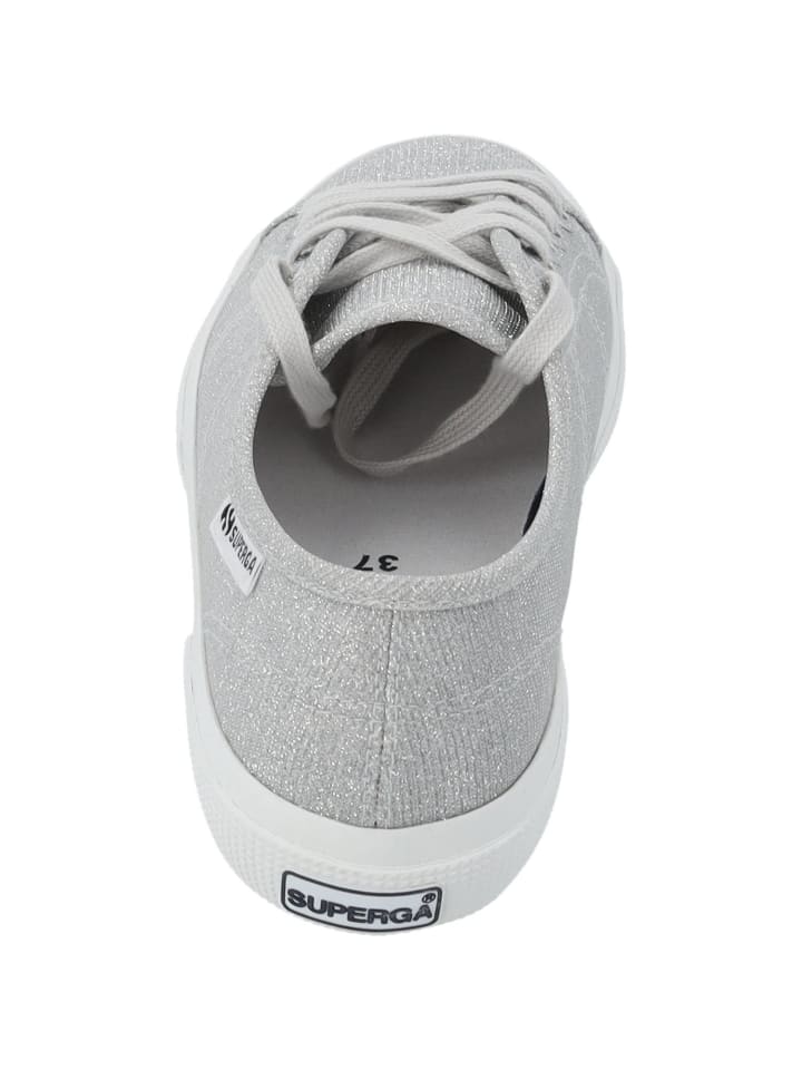 Superga Schnürschuhe in grey silver günstig kaufen