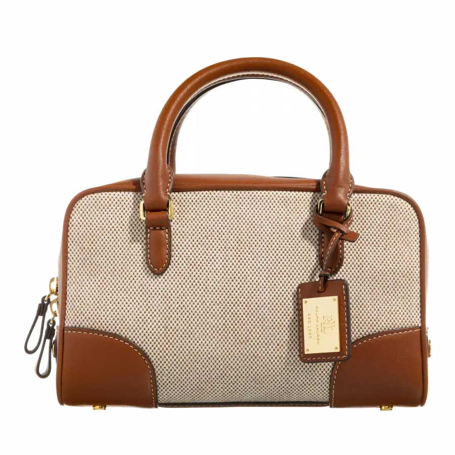 Lauren Ralph Lauren - Lauren Ralph Lauren Handle Bags Leder Taupe - taupe