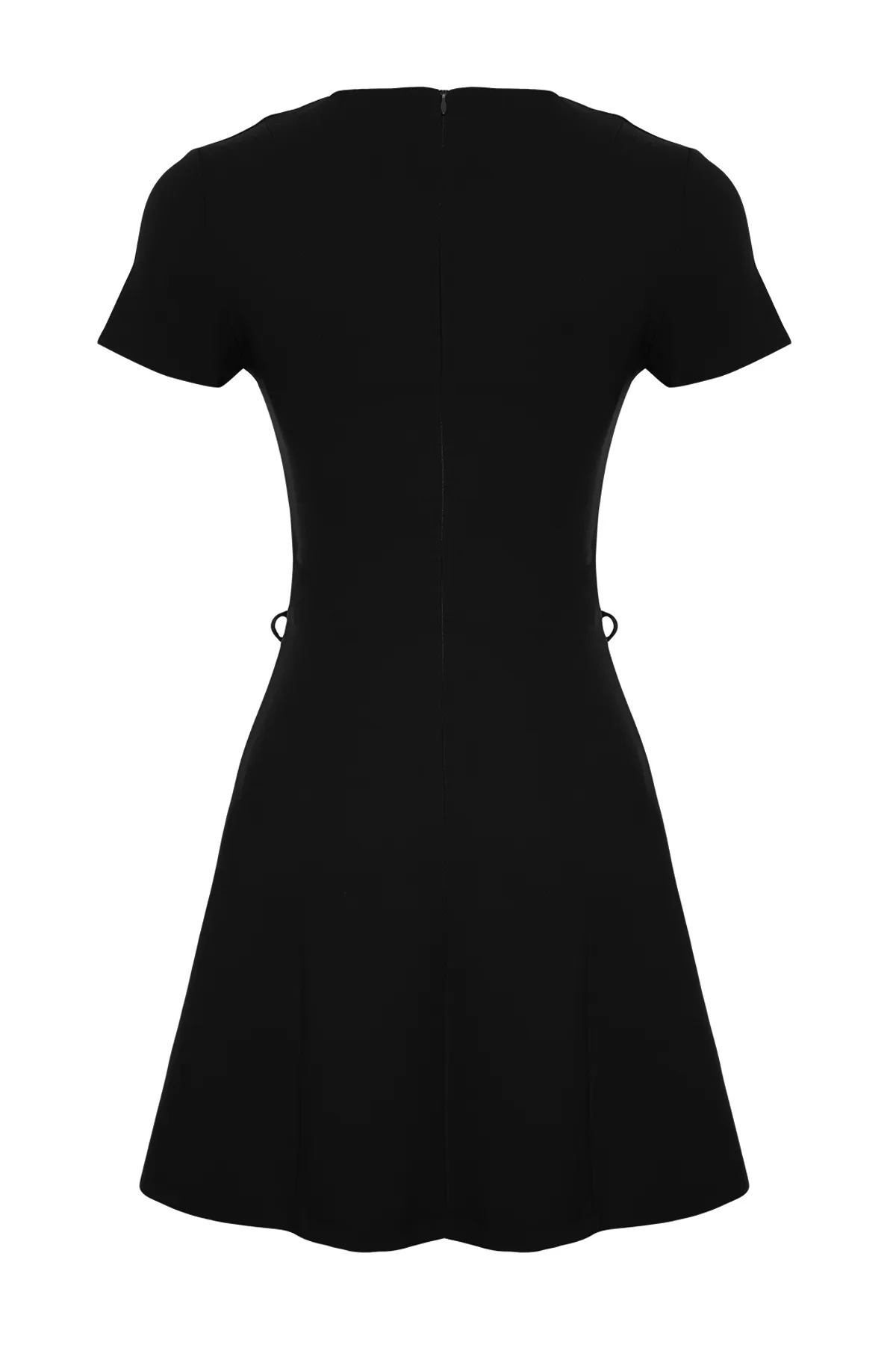 Trendyol Collection  Schwarzes gewebtes Minikleid TWOSS24EL00803