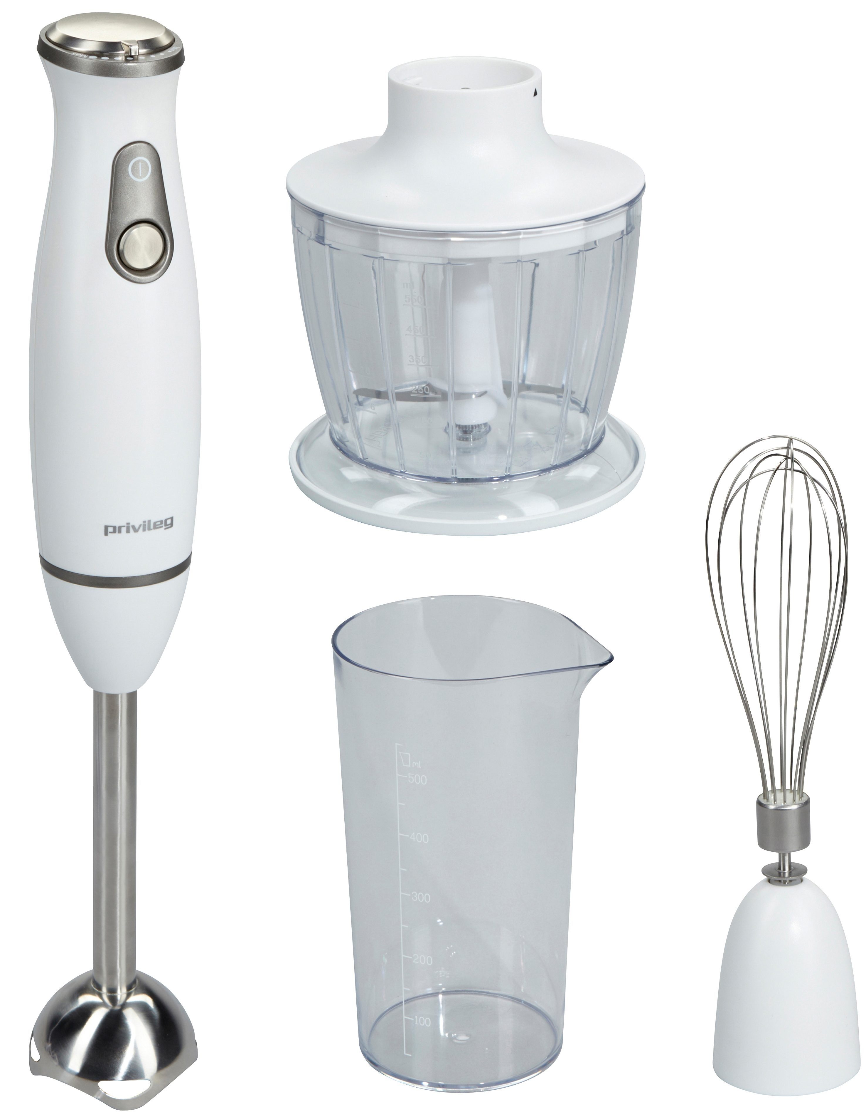 Privileg Stabmixer 441476, 600 W, mit variabler Geschwindigkeitseinstellung