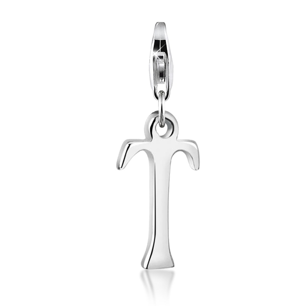 Nenalina Nenalina Amulette Pendentif Charm Lettre en argent sterling 925 pour tous les s p Pendentif