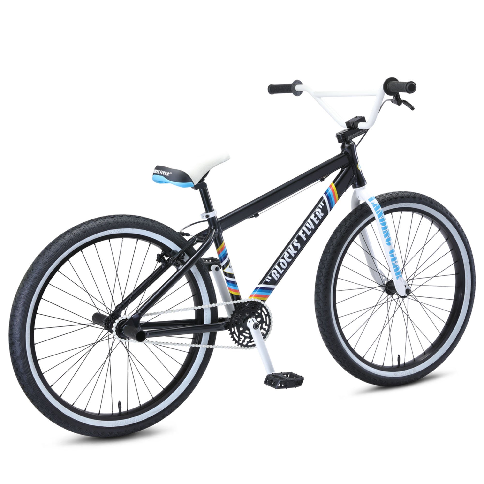 SE Bikes BMX-Rad Blocks Flyer, 1 Gang, ohne Schaltung, Cruiser BMX Fahrrad Singlespeed Bike