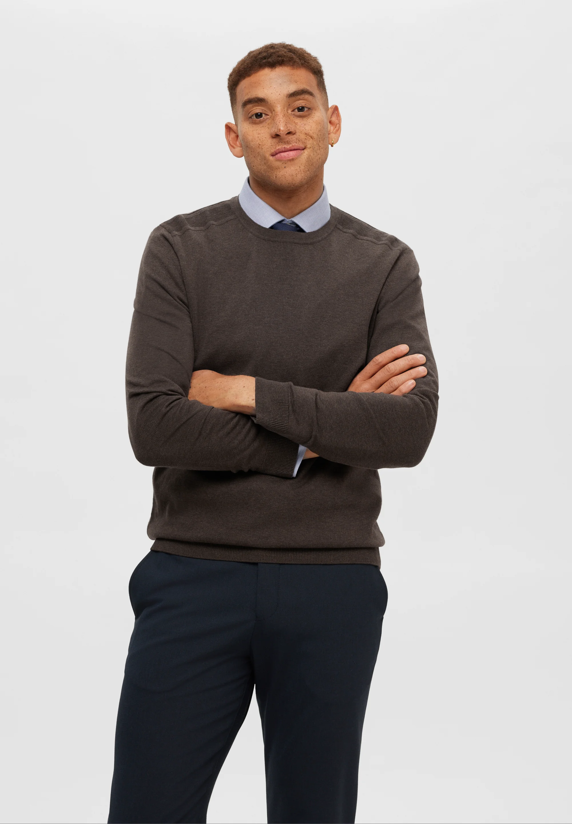 Suéter SLHBERG CREW NECK de Selected Homme