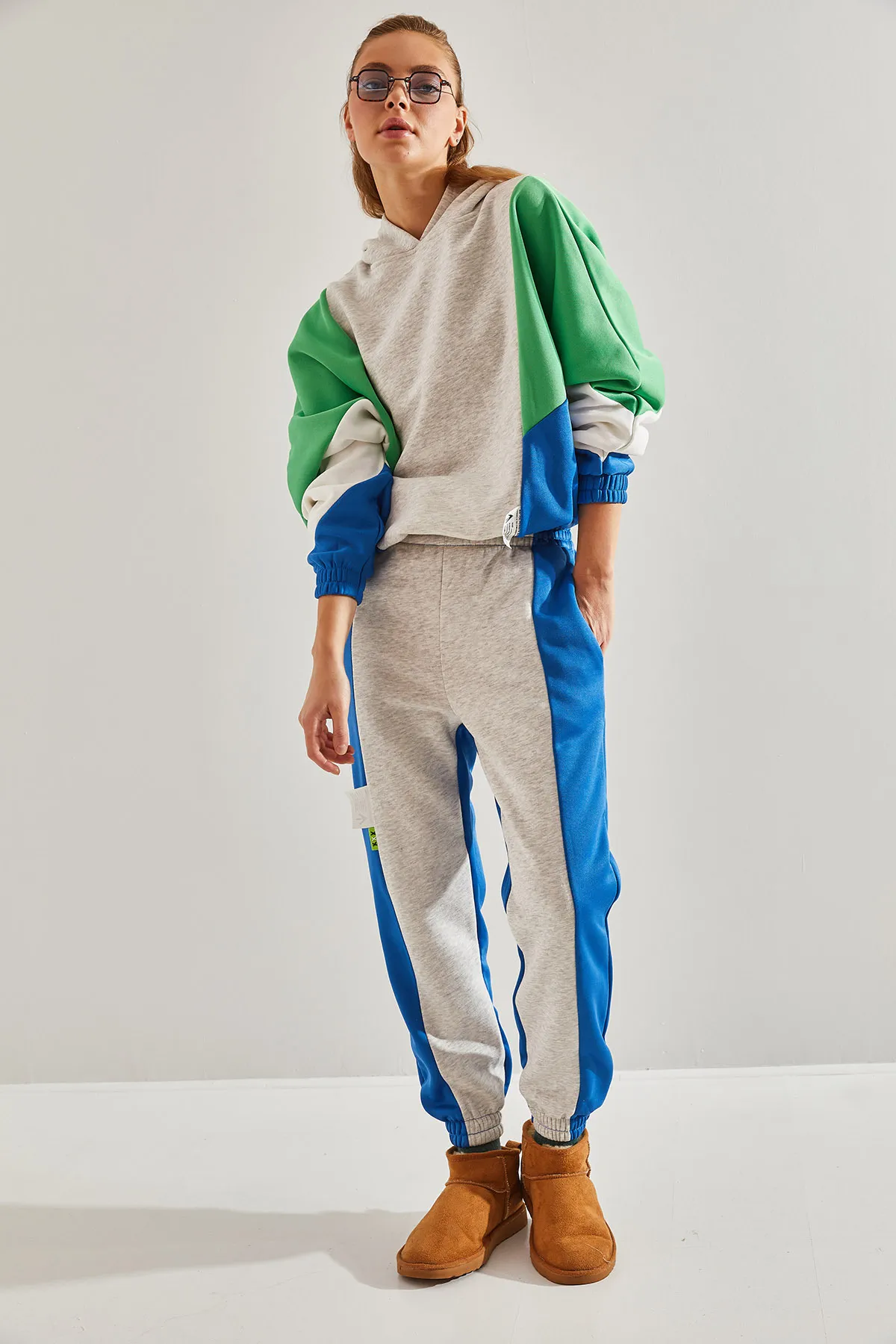 Bianco Lucci  Damen-Set mit dreifädigem Oberteil und Unterteil