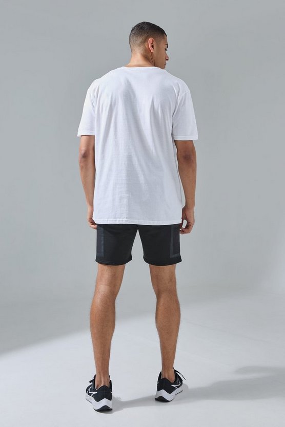 Man Active Oversize T-Shirt mit Athletic Track & Field Print
