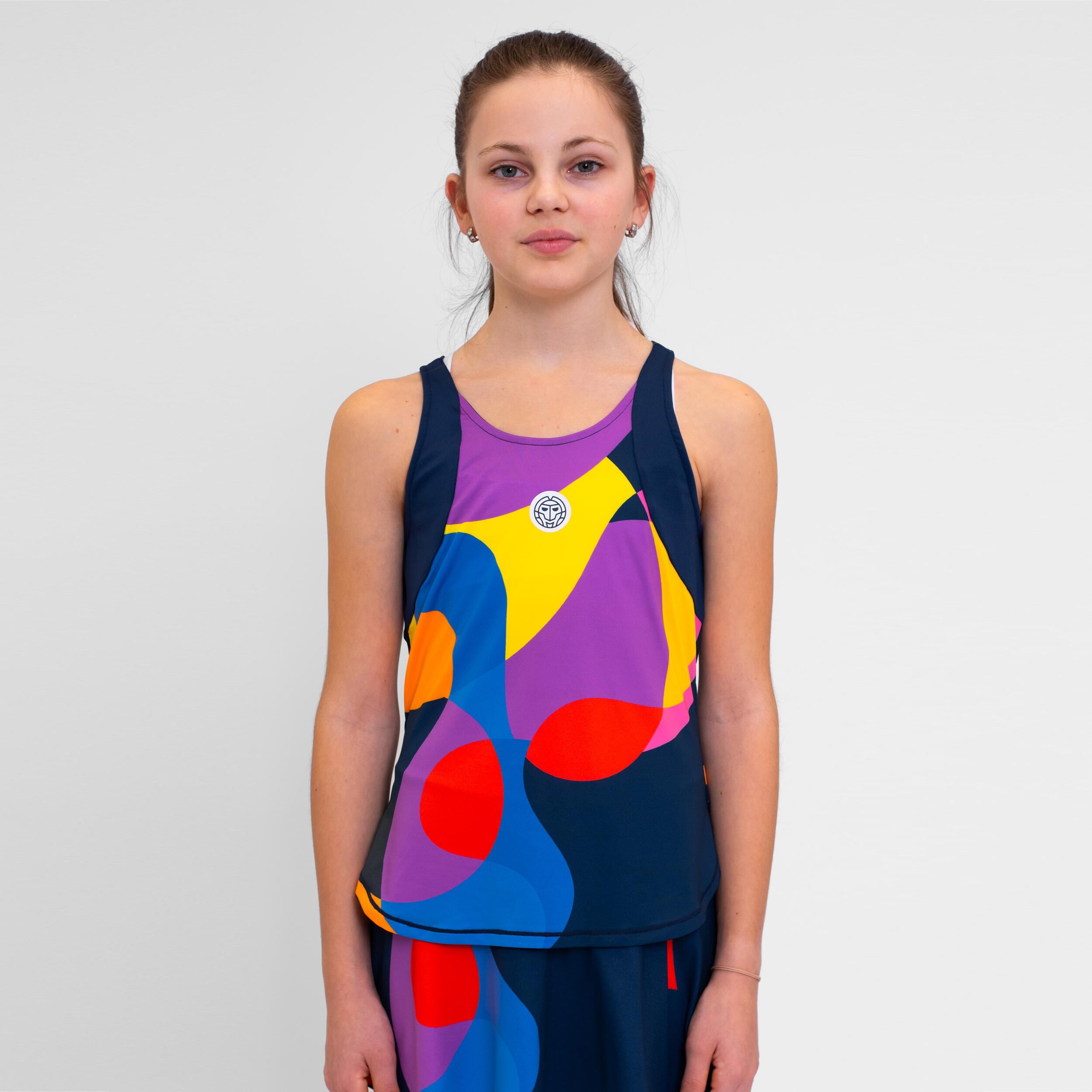 Twiggy Tank-Top Mädchen - Dunkelblau, Mehrfarbig