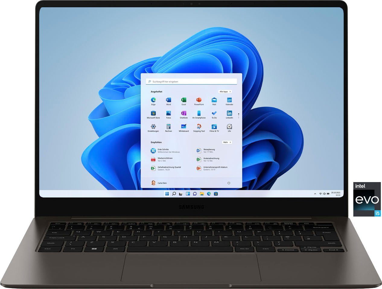 Samsung Galaxy Book3 Pro Notebook (35,56 cm/14 Zoll, Intel Core i5 1340P, Iris® Xᵉ Graphics, 512 GB SSD)