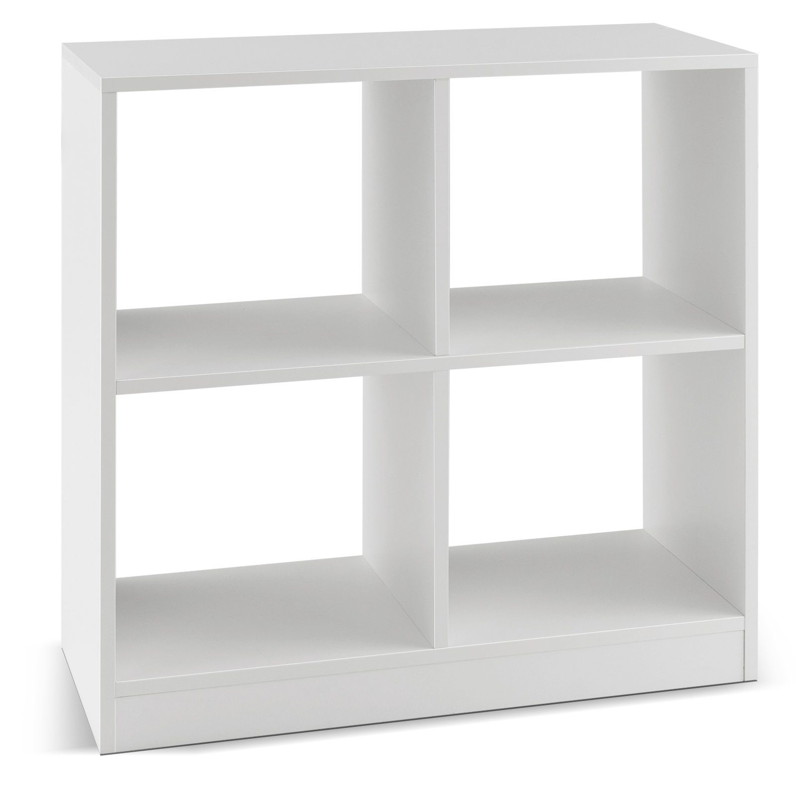COSTWAY Bücherregal, mit 4 Fächern, 73 x 33 x 73 cm