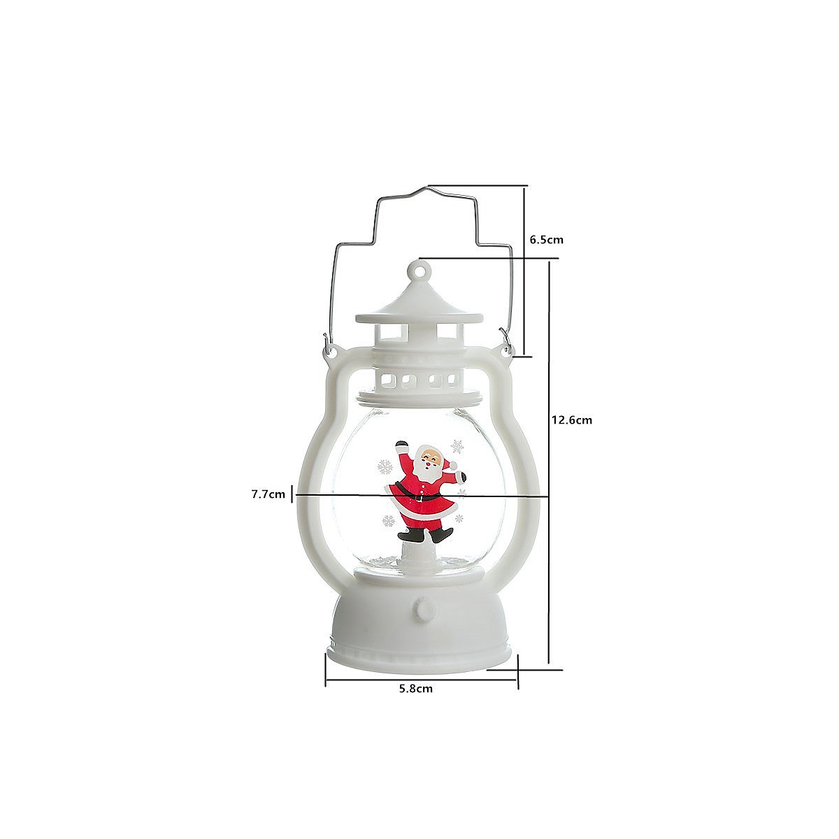 Tragbare kleine LED-Öllampe für Weihnachtsdekorationen Alter Mann Schneemann Weihnachtsatmosphäre Kinder tragbare Lampe