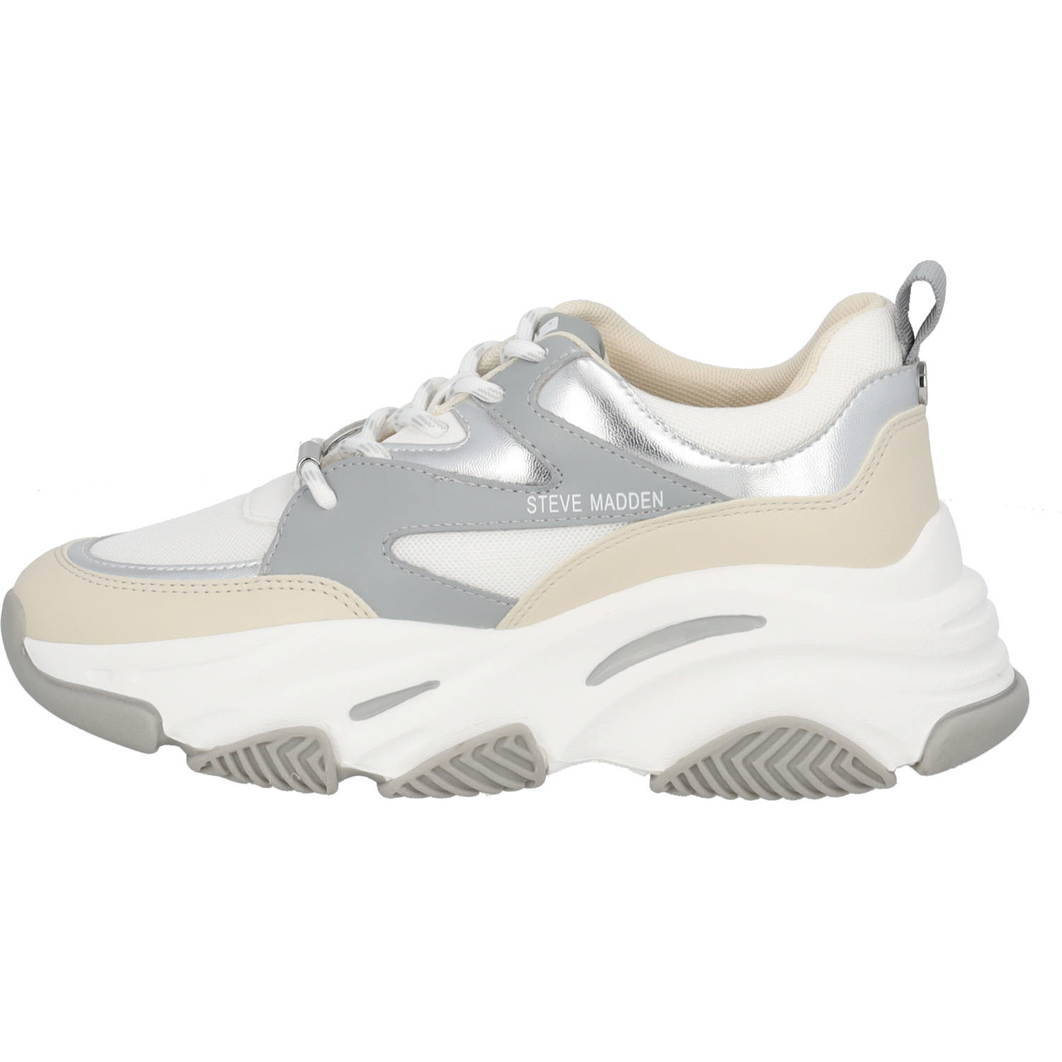 Steve Madden Progressive SM19000096, Schnürschuhe, Damen, Weiß