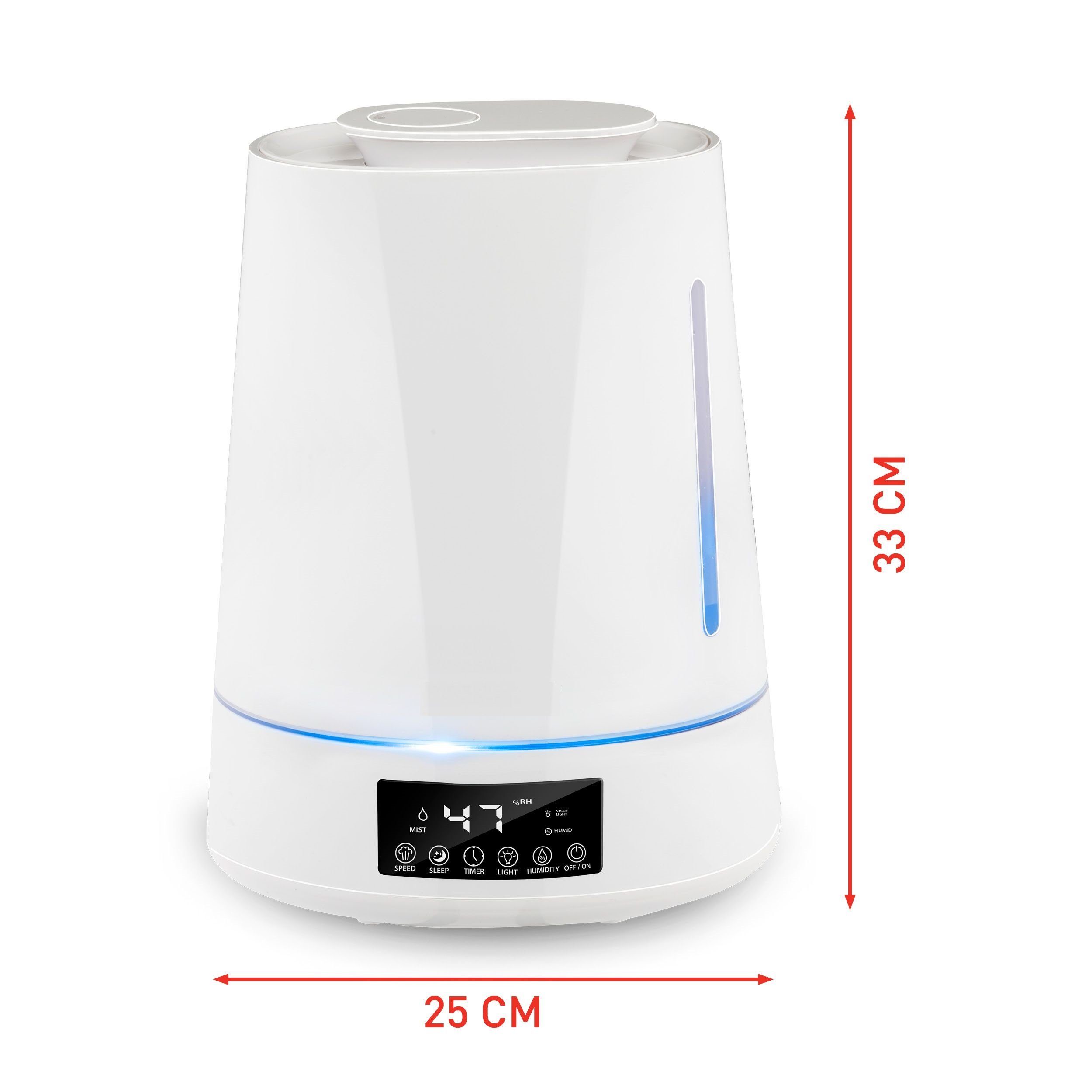 Grundig Luftbefeuchter Luftbefeuchter 4L Aroma Diffuser Raumbefeuchter Aroma Diffusor Raum, 4,00 l Wassertank, Raumbefeuchter Raumluftbefeuchter Befeuchter, Nachtlicht, Humidifier