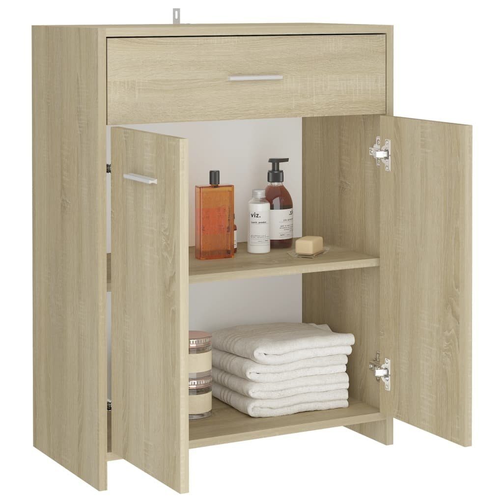 möbelando Badkommode Hohenwarthe (B/H/T: 60x80x33 cm), in Sonoma-Eiche