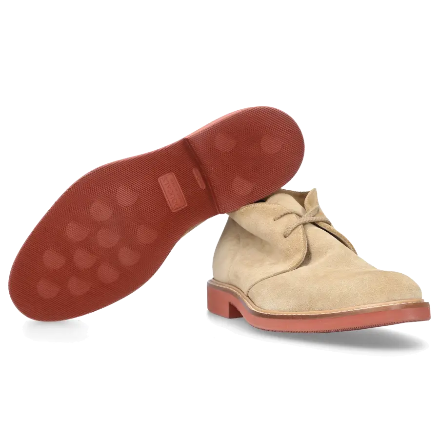 Budapester - Stiefel 51070 Veloursleder - beige