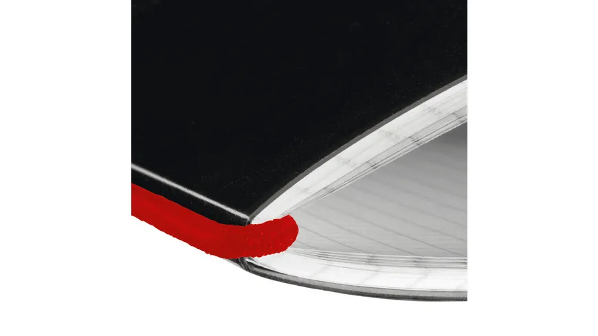 herlitz my.book flex Notizheft PP A5 schwarz kariert