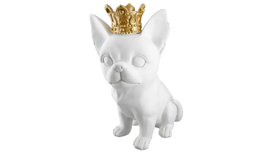 GILDE Poly Chihuahua Roxy H=18cm schwarz, weiß
