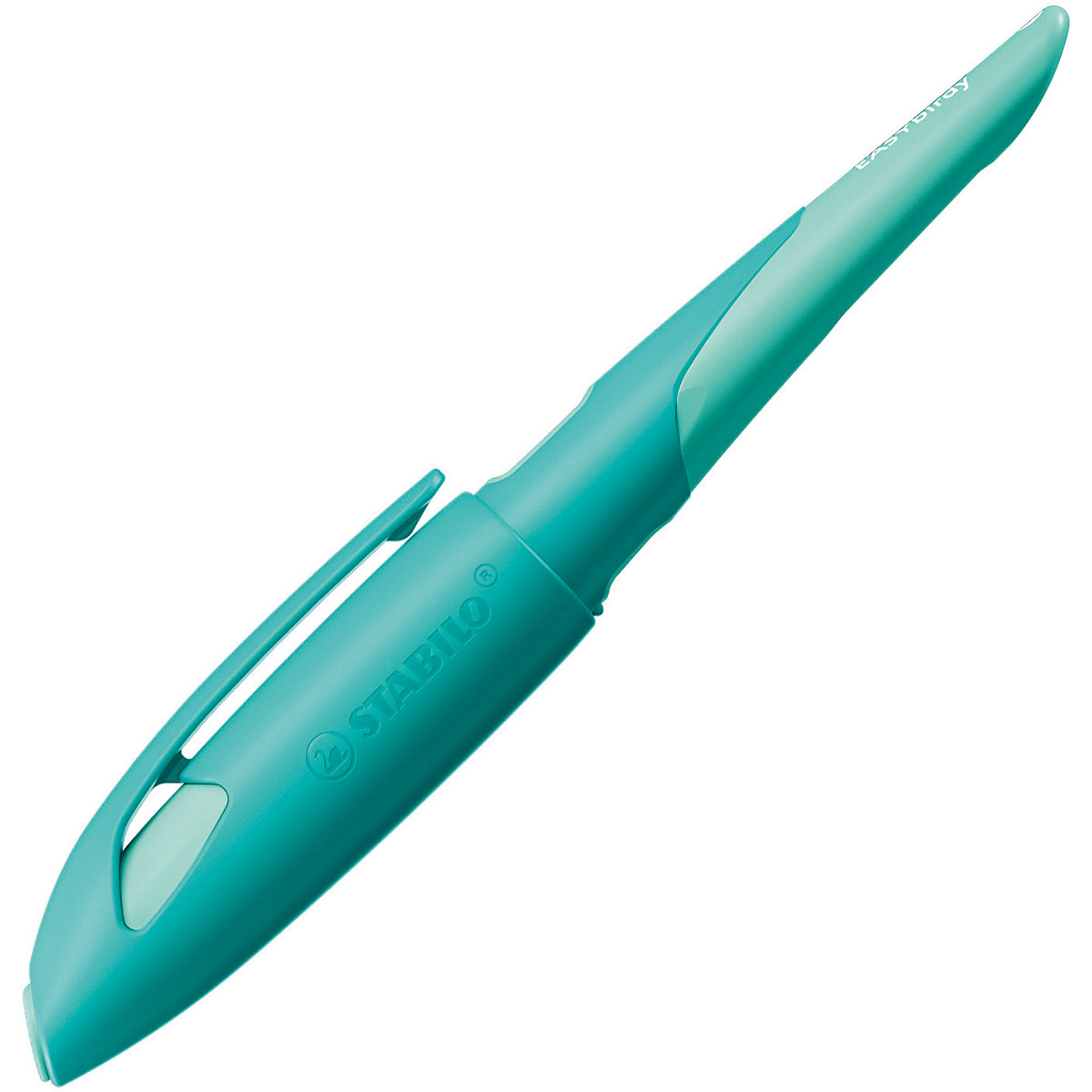 Schulfüller EASYbirdy Rechtshänder M-Feder Pastel Edition soft aqua grün, inkl. Patrone & Einstellwerkzeug