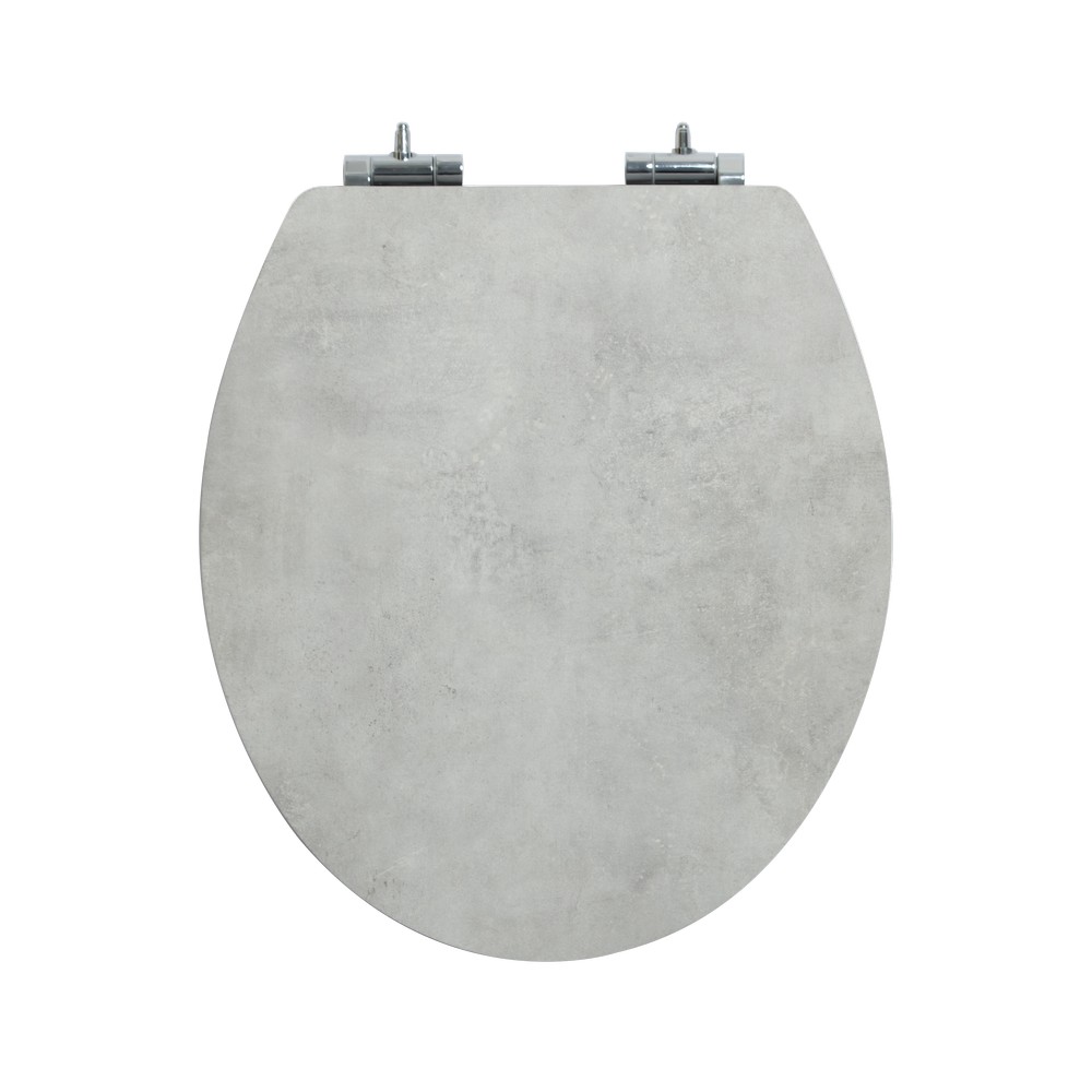 K&H Sanitary Duschwell MDF WC-Sitz Melamine - Granitgrau