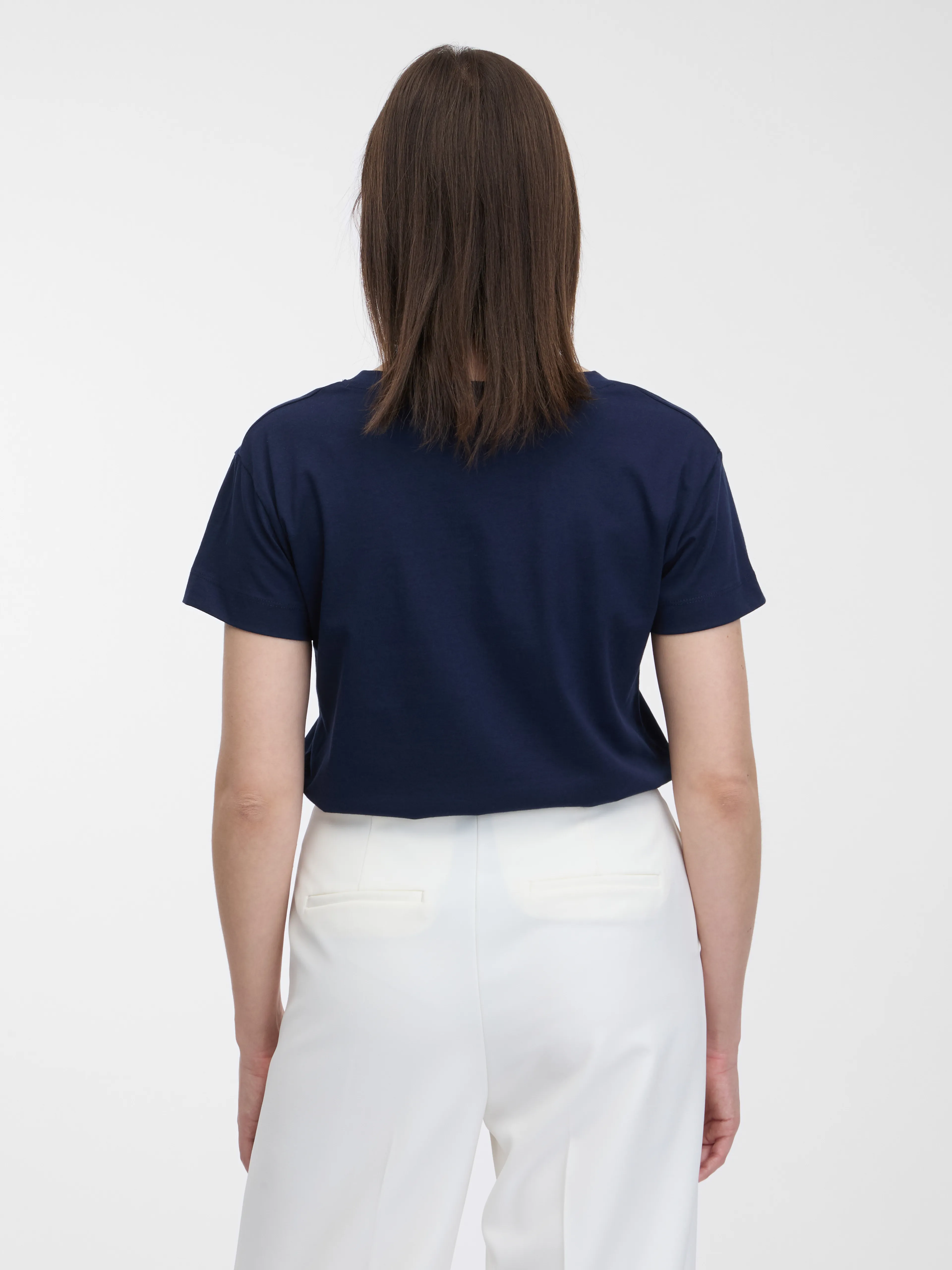Dunkelblaues ORSAY Damen-T-Shirt