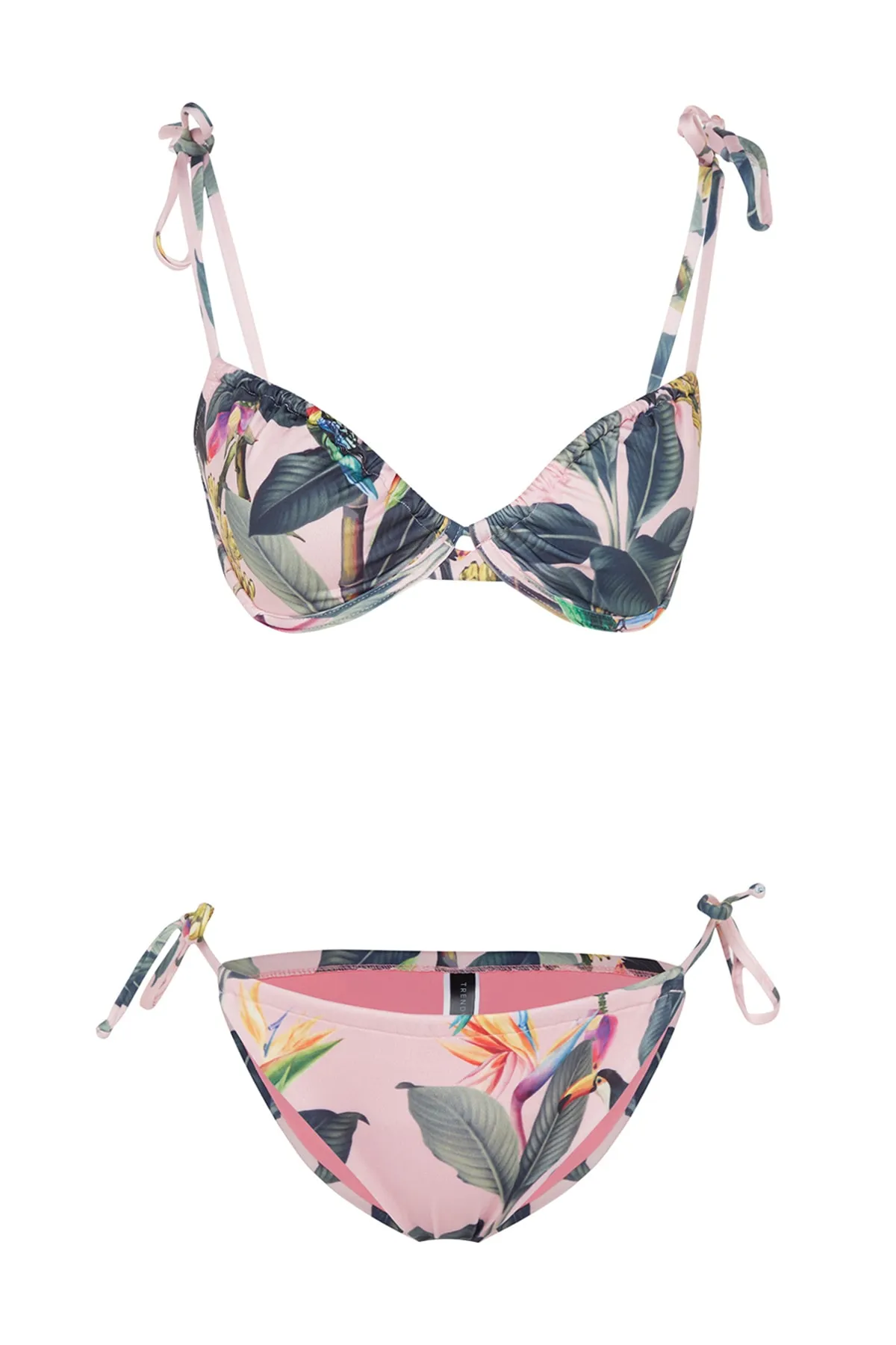 Trendyol Collection  Bikini-Set - Rosa - Unifarben