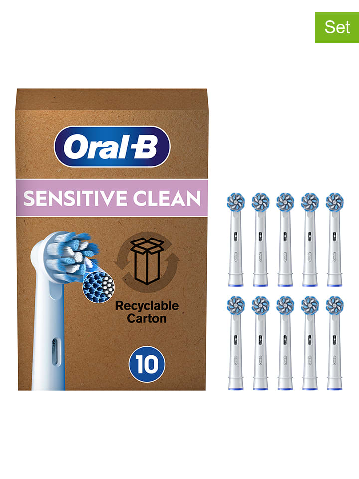 Oral-B 10er-Set: Ersatz-Bürstenköpfe 