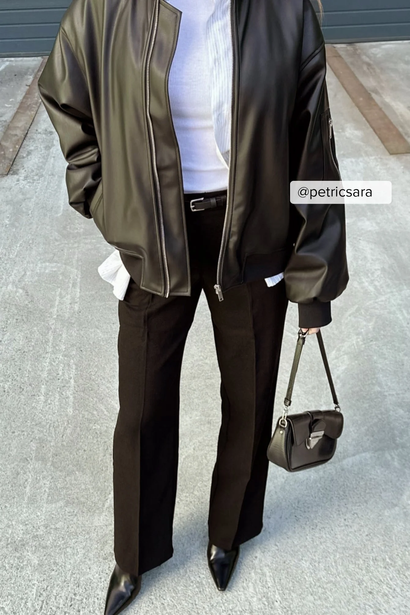 Anzughose mit mittlerer Taille und geradem Bein