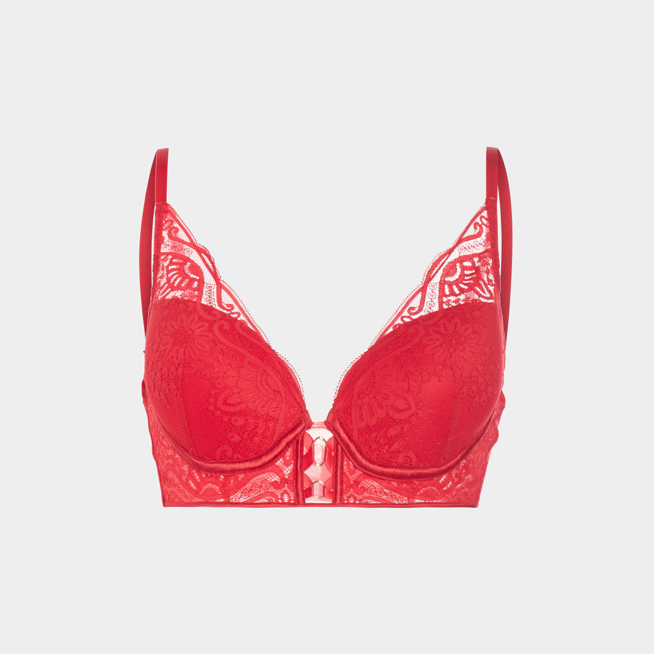 Soutien-gorge foulard paddé rose framboise femme | La Halle