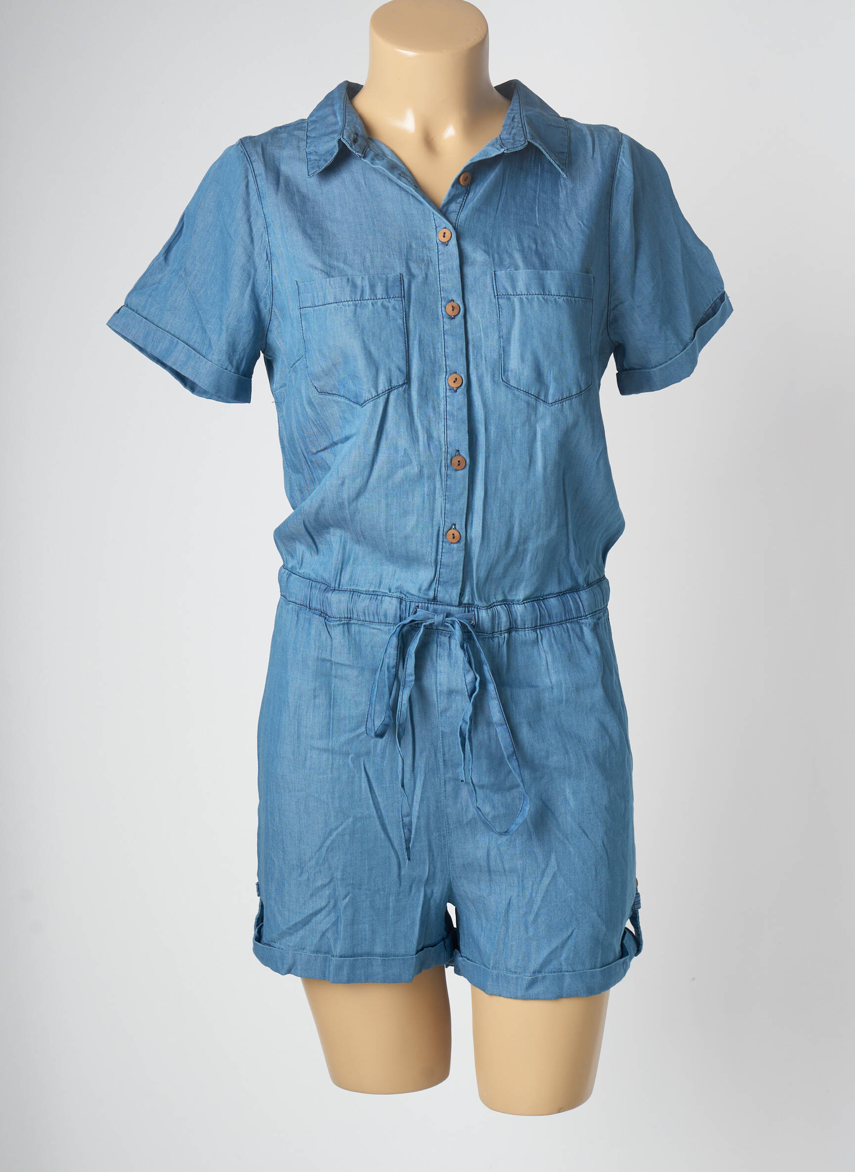 Deeluxe Combi Shorts Femme couleur bleu