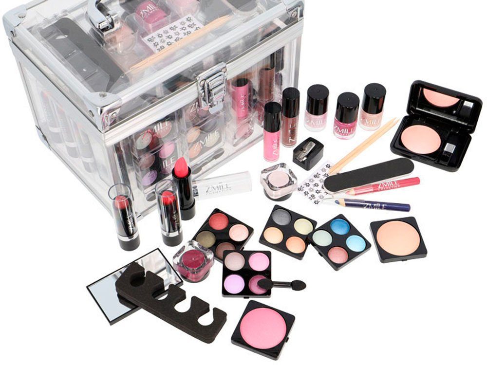 ZMILE COSMETICS Kosmetik-Koffer Acrylic, 42-tlg., vegane Kosmetik