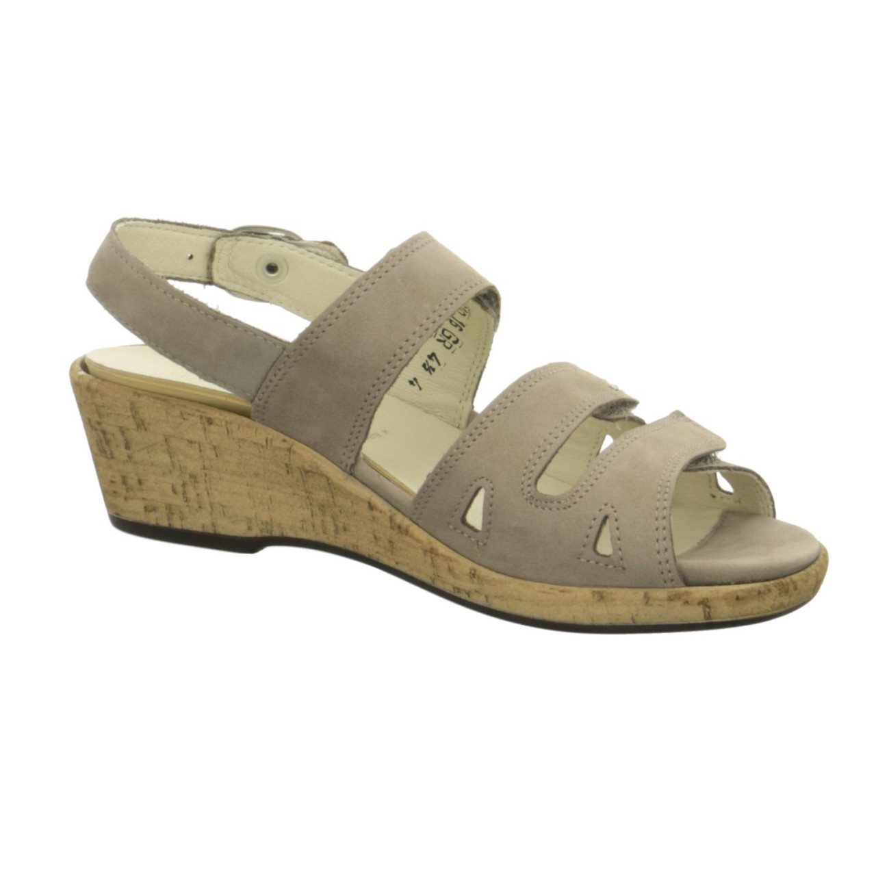 WALDLÄUFER Komfort Sandalen taupe Helinda