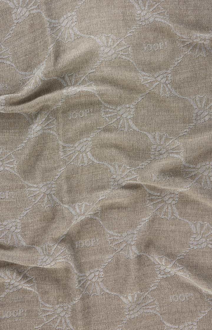 Schal in Grau/Beige