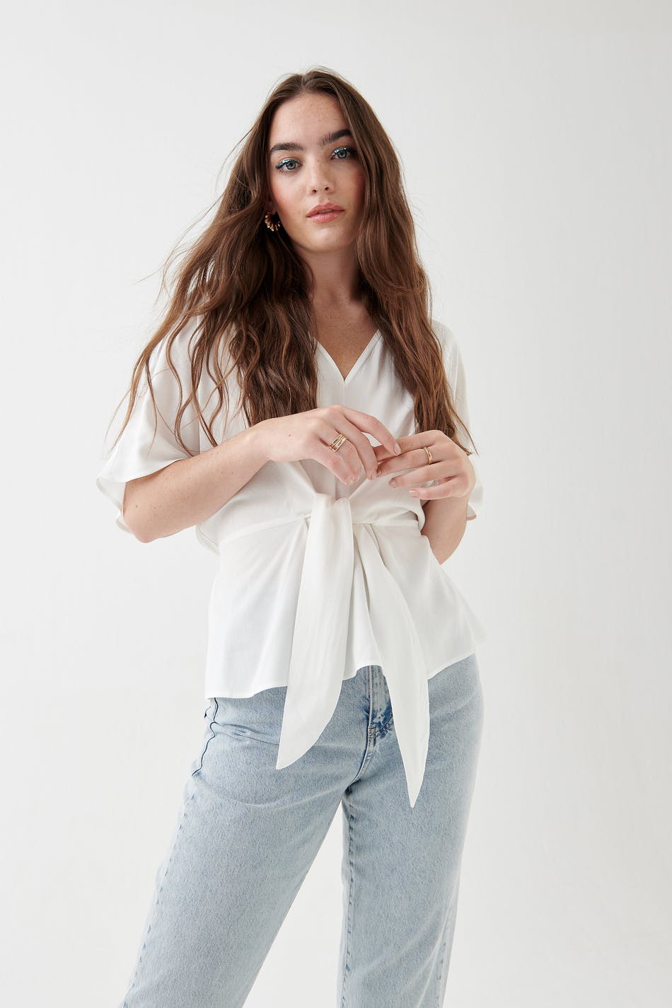 Carol tie front top
